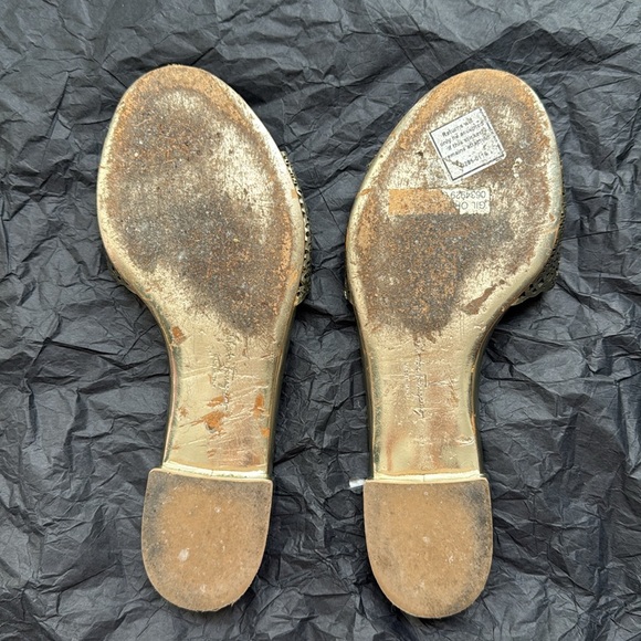 Salvatore Ferragamo Silver / Gold  Sandals - Picture 2 of 11